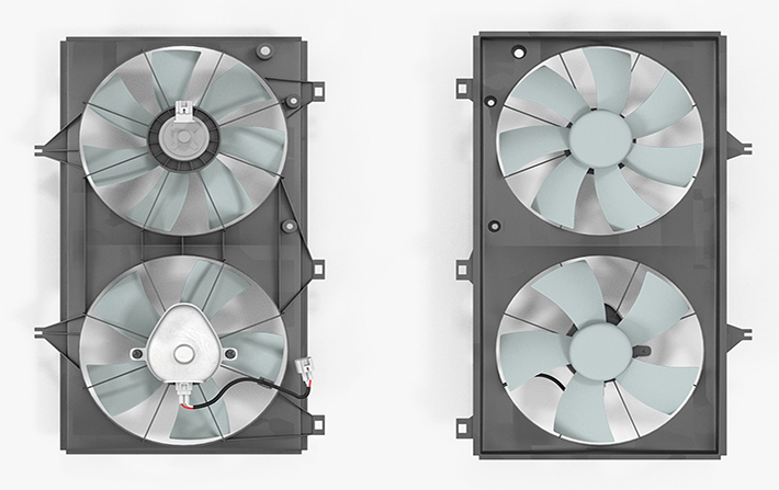 How does a car radiator fan work?