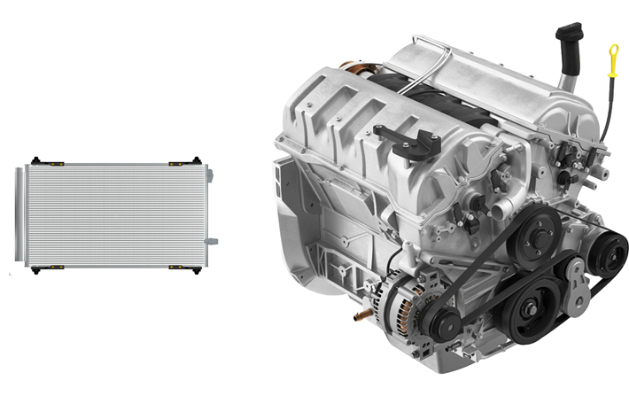 Can Poor Condenser Heat Dissipation Affect Engine Cooling?